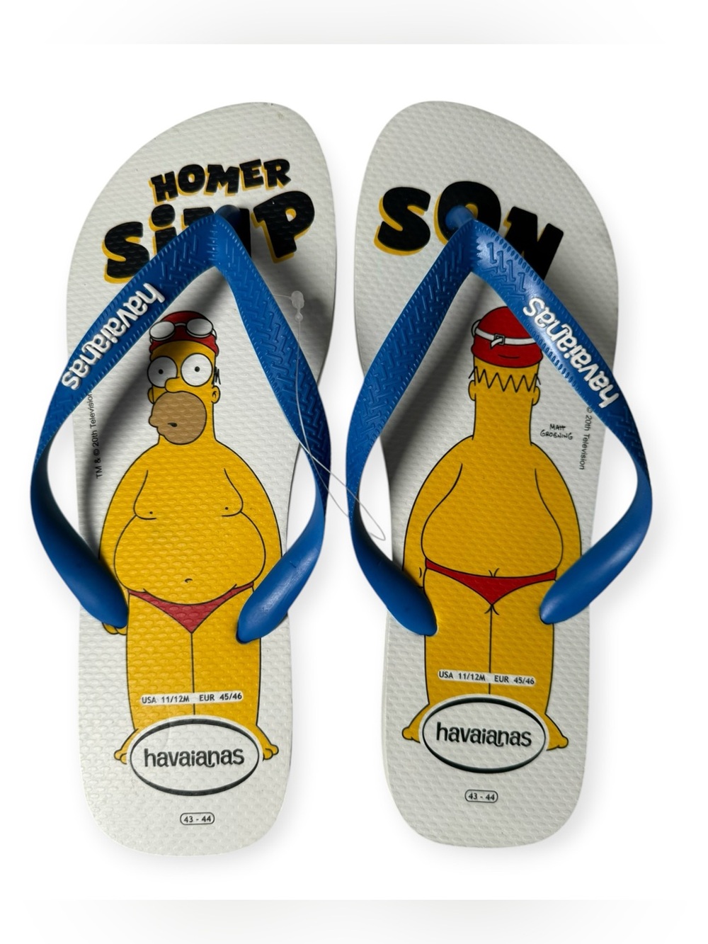 Havaianas Top Simpsons Homer Speedo Flip-Flops – Men’s Size 11/12
